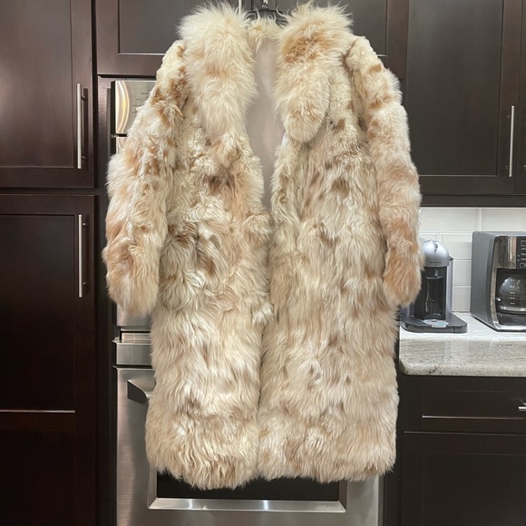 Jackets & Coats Alpaca Cream And Brown Fur Coat Poshmark